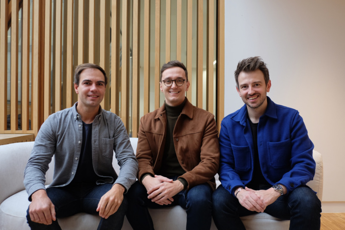 Lionel Bodénès, Caue Brioli et Alexandre Marcadier, fondateurs de Flexliving . @flexliving Lionel Bodénès, Caue Brioli et Alexandre Marcadier, fondateurs de Flexliving . @flexliving