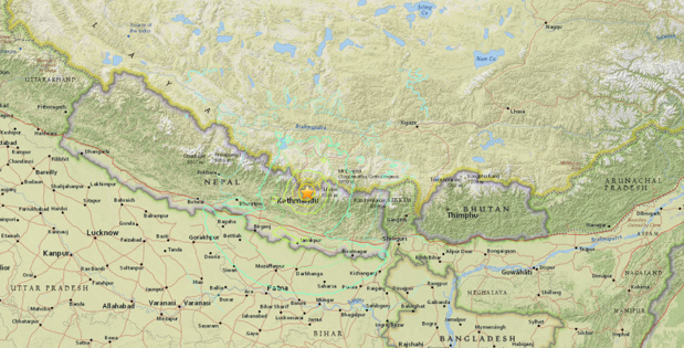 Népal : nouveau séisme de magnitude 7.3 près de Katmandou ce mardi 12 mai 2015