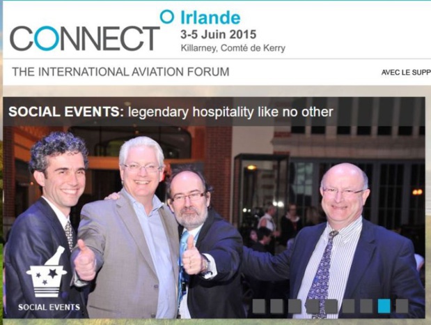 The participant of the trade-show Connect will have the opportunity of seeing Laurent Magnin, the CEO of XL Airways (without his hat) hug Francois Bacchetta, General Director of easyjet. DR The participant of the trade-show Connect will have the opportunity of seeing Laurent Magnin, the CEO of XL Airways (without his hat) hug Francois Bacchetta, General Director of easyjet. DR