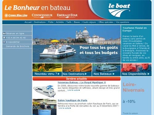 Le Boat devient le n° 1 des croisières fluviales sans permis Le Boat devient le n° 1 des croisières fluviales sans permis