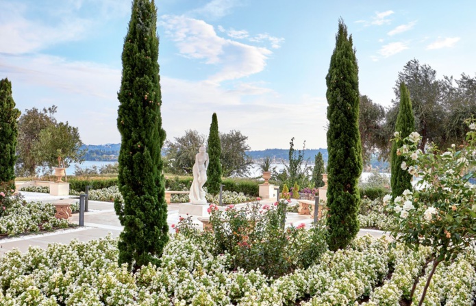 Les jardins du Corfu Imperial, à Corfou (© Grecotel)