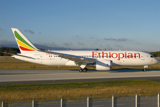 Ethiopian Airlines operates four weekly flights to the destination of Adis-Abeba, its hub, from which it is possible to get to Arusha - Photo Wikipedia Uploaded by Jetstreamer