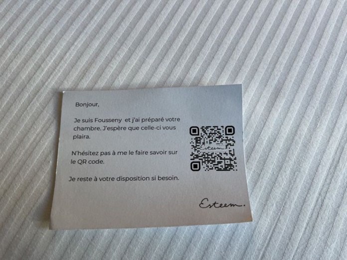 Pour les clients, les membres du personnel ont des prénoms (© PB) Pour les clients, les membres du personnel ont des prénoms (© PB)