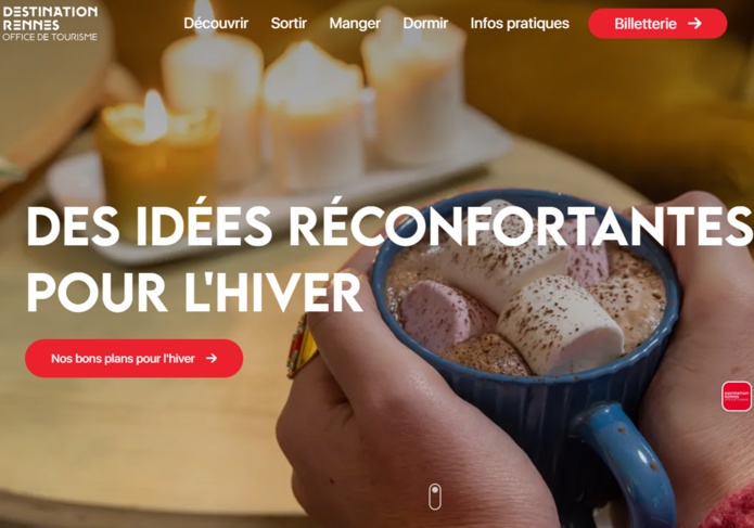 Destination Rennes vient de refondre ses sites Internet, dans une démarche plus écoresponsable - DR Destination Rennes vient de refondre ses sites Internet, dans une démarche plus écoresponsable - DR