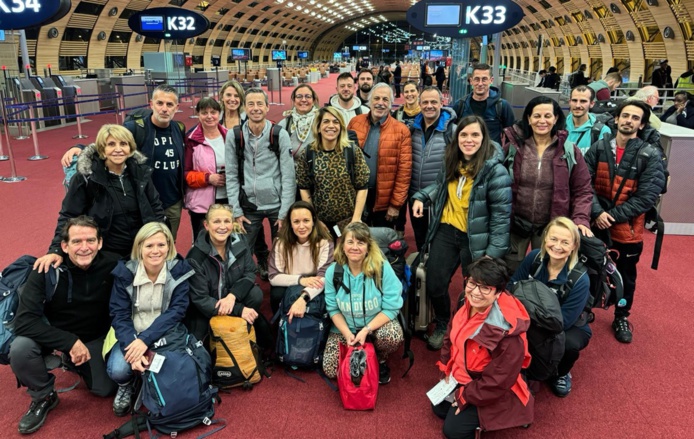 Ils sont partis pour une aventure peu commune : l'ascension du Kili ! /crédit dr Ils sont partis pour une aventure peu commune : l'ascension du Kili ! /crédit dr