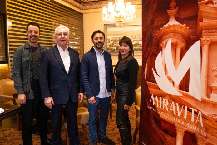 L'équipe de Miravita (de g. à droite, Daniel Torres, Léon Baghdassarian, Rafi Baghdassarian, Karen Canli) (© Miravita)