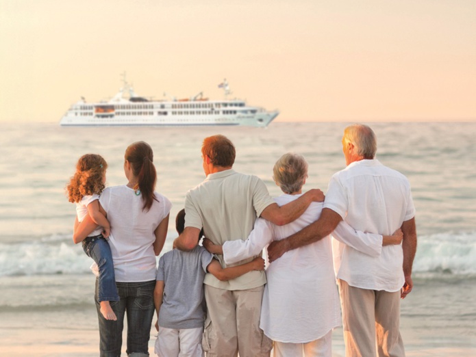 CroisiEurope propose à toutes les générations de se réunir grâce à des offres dédiées aux familles - Photo Croiseurope