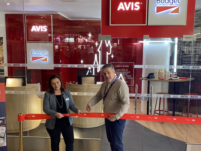 Inauguration de la nouvelle agence Avis en Gare de Marne-la-Vallée - AB