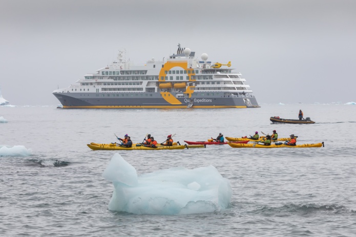 Les sorties en kayak font partie des activités incontournables @michellesole - Quark Expeditions