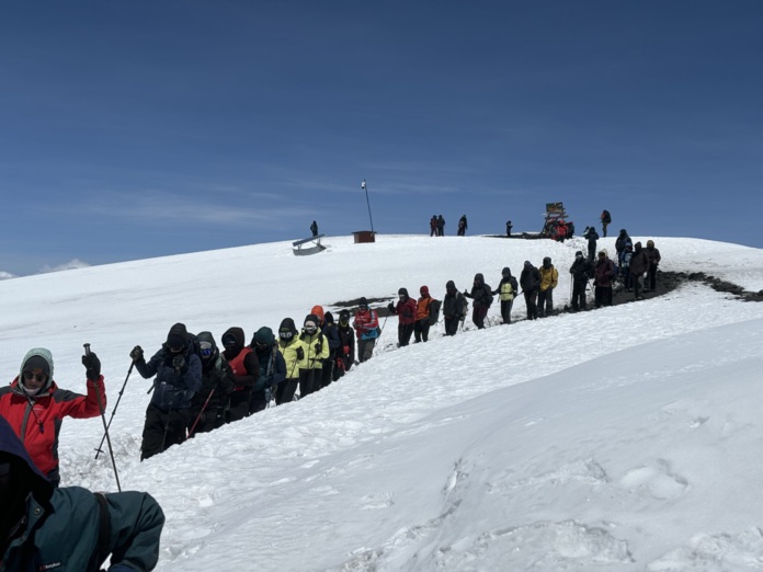 Elles sont là, les neiges éternelles du Kilimandjaro. ©David Savary