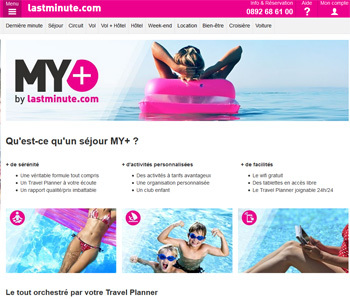 My + : Lastminute.com lance des séjours all inclusive avec les services d'un Travel Planner