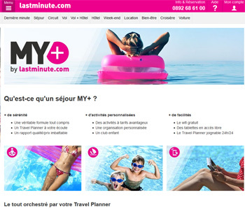 My + : Lastminute.com lance des séjours all inclusive avec les services d'un Travel Planner My + : Lastminute.com lance des séjours all inclusive avec les services d'un Travel Planner