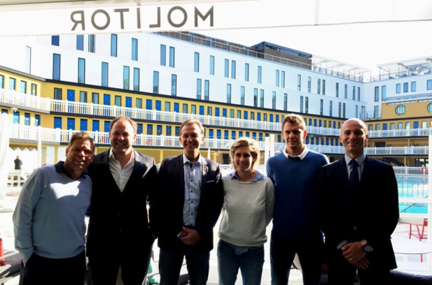 Frédéric Despreaux (APG), Julien Varlet (La Faisanderie/Stade Français), Rodolphe Gilbert, Emilie Loit, Henry Mathieu (Joueurs Professionnels), Thomas Desplanques (IFTM TOP RESA/MAP PRO). Frédéric Despreaux (APG), Julien Varlet (La Faisanderie/Stade Français), Rodolphe Gilbert, Emilie Loit, Henry Mathieu (Joueurs Professionnels), Thomas Desplanques (IFTM TOP RESA/MAP PRO).