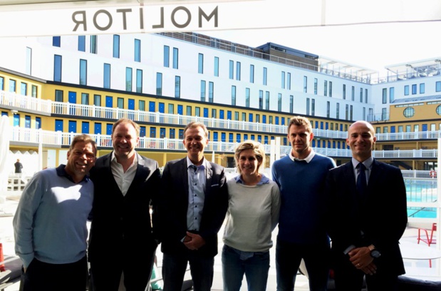 Frédéric Despreaux (APG), Julien Varlet (La Faisanderie/Stade Français), Rodolphe Gilbert, Emilie Loit, Henry Mathieu (Joueurs Professionnels), Thomas Desplanques (IFTM TOP RESA/MAP PRO).