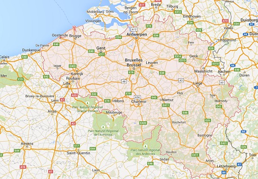Le trafic de l'ensemble des aéroports belges est fermé - DR : Google Maps Le trafic de l'ensemble des aéroports belges est fermé - DR : Google Maps