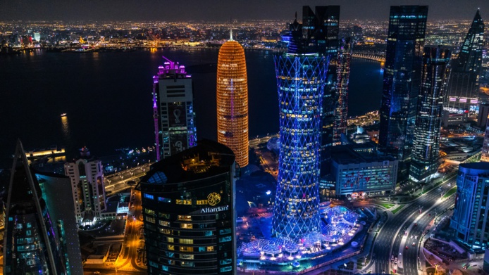 Les gratte ciel de Doha. Crédit : Qatar Tourism