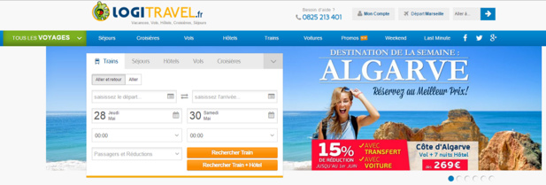 Le nouveau site de Logitravel.fr fait la part belle aux visuels - Capture d'écran Le nouveau site de Logitravel.fr fait la part belle aux visuels - Capture d'écran