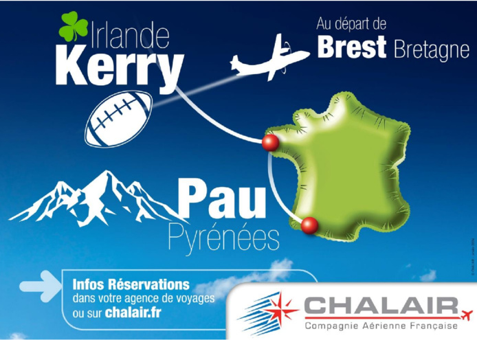 Chalair reconduit ses lignes saisonnières au départ de Brest - Photo : ©Chalair Chalair reconduit ses lignes saisonnières au départ de Brest - Photo : ©Chalair