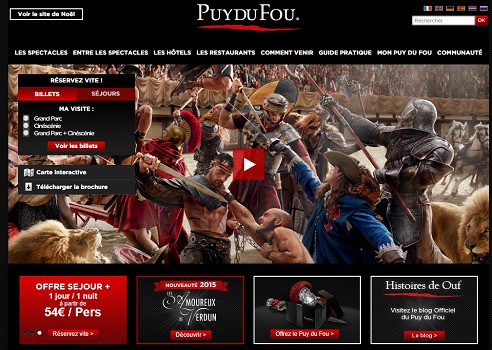 Le Puy du Fou continue d'innover pour ses spectacles - Capture d'écran