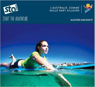 La campagne de Tourism Australia et STA Travel s'adresse aux jeunes voyageurs de 18 à 34 ans - DR : STA Travel La campagne de Tourism Australia et STA Travel s'adresse aux jeunes voyageurs de 18 à 34 ans - DR : STA Travel