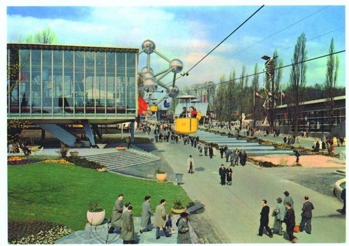 L'Atomium en 1958