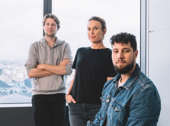 Emilie Gazeau, Julien de Colfmacker et Anouar Zbaida, créateurs de Alltheway - Photo : ©Alltheway Emilie Gazeau, Julien de Colfmacker et Anouar Zbaida, créateurs de Alltheway - Photo : ©Alltheway