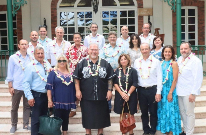 Réception à la présidence par le Président de La Polynésie Française - Photo JLR