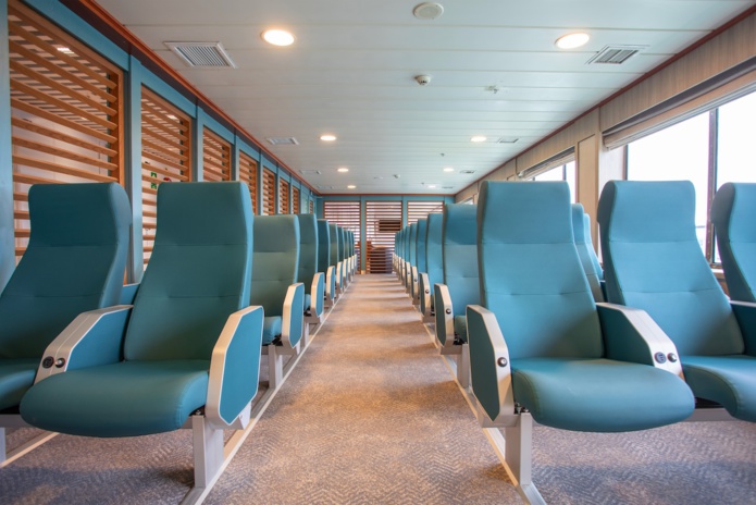 Le ferry Seven Sisters, assurant les liaisons fret et passagers entre Dieppe et Newhaven, a repris la mer après une rénovation complète - DFDS Seaways