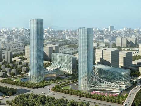 L'hôtel Rocco Forte de Shanghai sera situé dans les derniers étages du plus grand bâtiment du complexe urbain - Photo : Rocco Forte Hotels L'hôtel Rocco Forte de Shanghai sera situé dans les derniers étages du plus grand bâtiment du complexe urbain - Photo : Rocco Forte Hotels
