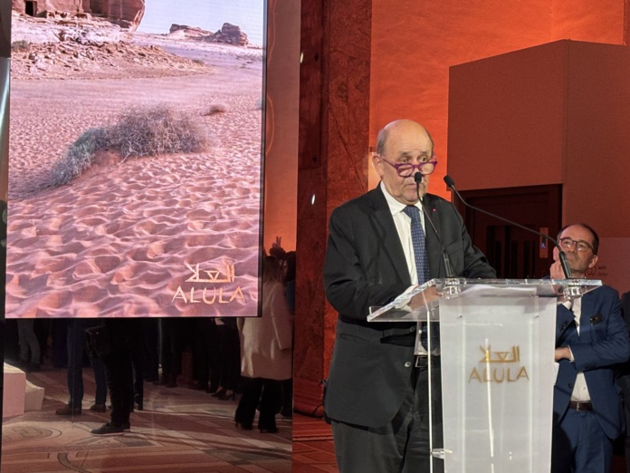 À la tête de l’Agence française de développement d’ AlUla, Jean-Yves Le Drian œuvre pour la renommée de la destination ©David Savary