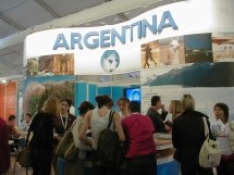 Stand de l'Argentine à Top Resa Stand de l'Argentine à Top Resa