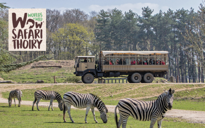 Thoiry, désormais rebaptisé World of Wild Safari Thoiry, a récemment dévoilé une nouvelle identité visuelle - Wow Safari Thoiry + Montage AB Thoiry, désormais rebaptisé World of Wild Safari Thoiry, a récemment dévoilé une nouvelle identité visuelle - Wow Safari Thoiry + Montage AB