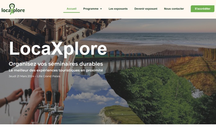 Le salon LocaXplore organise sa 1ère édition le jeudi 21 mars 2024 à Lille - Photo Capture écran site LocaXplore