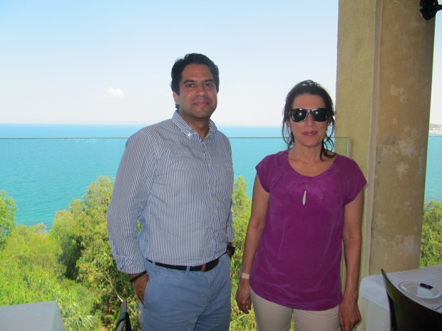 Anis Meghirbi (à gauche), Directeur des Ventes et du Marketing, avec Rym Ben Fadhel Belajouza, Directrice générale de Seabel Hotels Tunisia - Photo P.C.