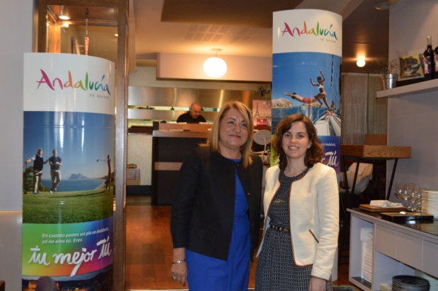 Maria Antonia Moro, vice-ministre du Tourisme de l’Andalousie et Barbara Couto, directrice adjointe de l’Office Espagnol à Paris - DR OT Espagne