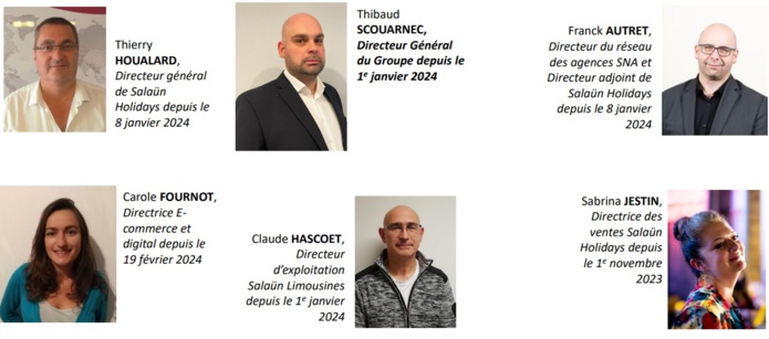Des nouvelles têtes dans l'équipe de direction. Des nouvelles têtes dans l'équipe de direction.