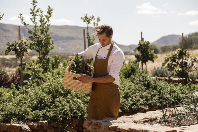 Les légumes cuisinés par  le chef Alexandre Couillon viennent de son potager (© Relais & Châteaux)