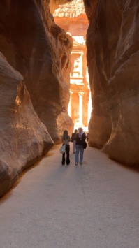 Arrivée sur le site de Pétra - Photo JB Arrivée sur le site de Pétra - Photo JB