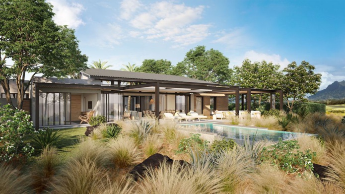 Prototype d'une des villas du projet immobilier Harmonie Golf & Beach Estate (© Beachcomber) Prototype d'une des villas du projet immobilier Harmonie Golf & Beach Estate (© Beachcomber)