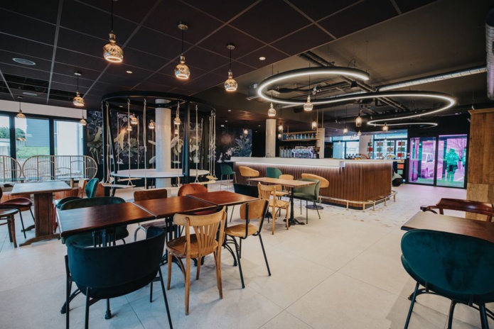 L'espace restauration du Greet Hôtel Brest aéroport (© Marc Glen/Greet hotel) L'espace restauration du Greet Hôtel Brest aéroport (© Marc Glen/Greet hotel)