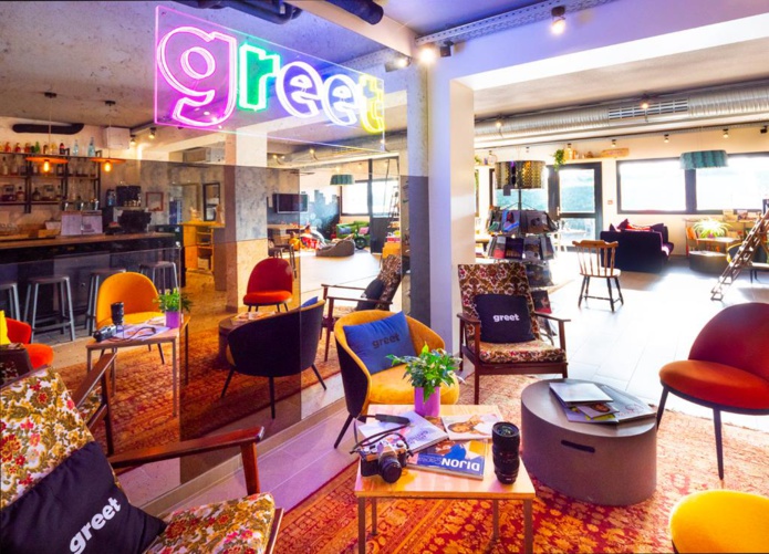 Pour meubler le Greet de Beaune, les équipes ont travaillé avec Emmaüs (© Accor) Pour meubler le Greet de Beaune, les équipes ont travaillé avec Emmaüs (© Accor)