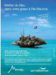 L’île Maurice s’affiche dans 260 golfs parisiens L’île Maurice s’affiche dans 260 golfs parisiens