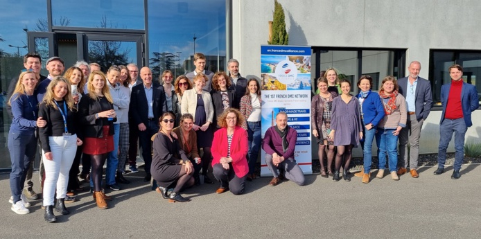 En février dernier, une trentaine de membres de France DMC Alliance se sont réunis à Lyon à l'occasion de l'AG annuelle. Ils ont été accueillis dans les locaux de Philibert Travel & Events - Photo : FDMCA