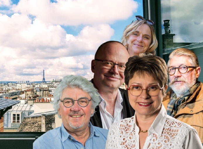 Le nouveau bureau de France DMC Alliance, avec Patricia Linot (présidente), Jean-Vincent Petit (vice-président), Pascal Brousset (trésorier), Jean-Luc Montembault (secrétaire général) et Sylvie Ysambert (coordinatrice projets) - Photo : FDMCA