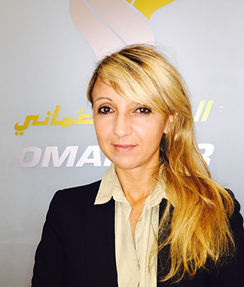 Oman Air : Alessandra Pilia nommée attachée commerciale Oman Air : Alessandra Pilia nommée attachée commerciale