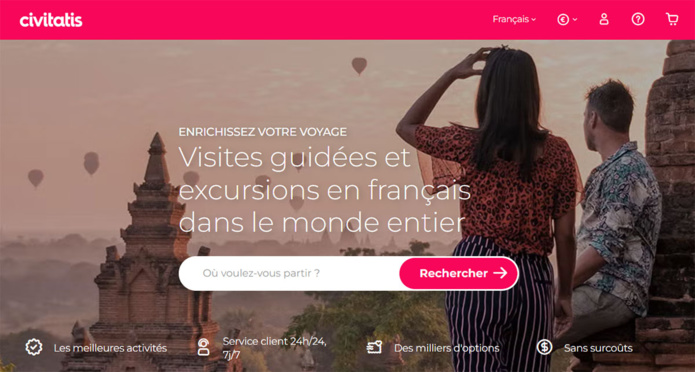 Civitatis, la plateforme B2B2C offre près de 90 000 activités et visites guidées dans le monde entier en français - © Civitatis