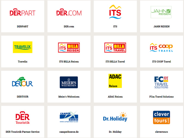 DER Touristik regroupe de nombreuses marques de voyages, d'hôtels et de Business Travel qui opèrent sur le marché allemand - DR : DER Touristik