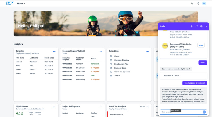SAP Concur intègre Joule, un assistant à base d'IA générative. @sap concur SAP Concur intègre Joule, un assistant à base d'IA générative. @sap concur