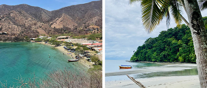 Playa Taganga, Colombie © Laurabene / Isla Gámez, Boca Chica, Chiriqui, Panama © Panamauthentique