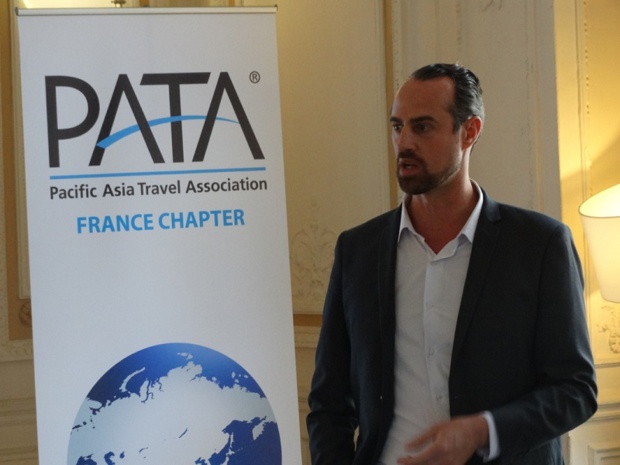 Guillaume Linton (Asia) est le Président du chapitre France de PATA - Photo J.B.H.